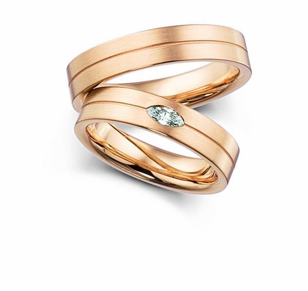 Trauringe Rosegold von Fischer 06 05418/050